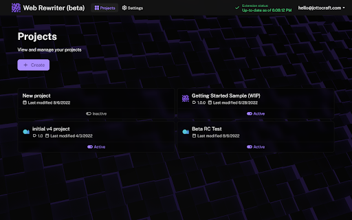 Web Rewriter screenshot