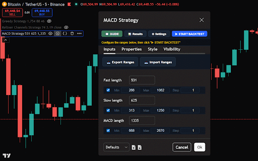 TradeTuning: TradingView Strategy Optimizer & Trading Backtesting Assistant screenshot