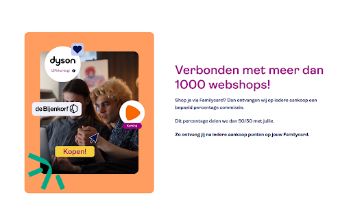 Familycard.be screenshot