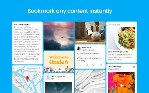 Wakelet screenshot