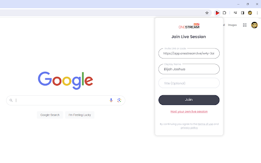 OneStream Live Studio screenshot