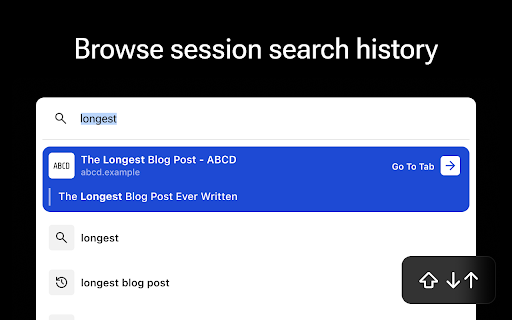Deep Tab Search: Tab Switcher & Search screenshot