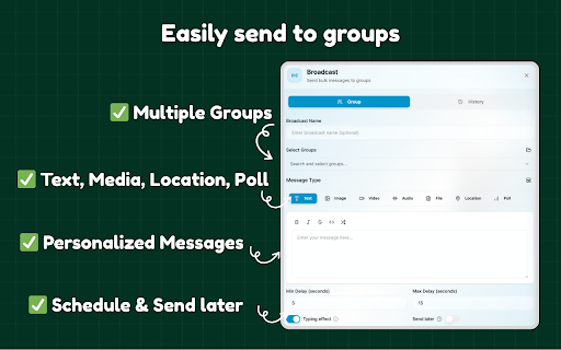 WA Group Bulk Sender for Whatsapp™ screenshot