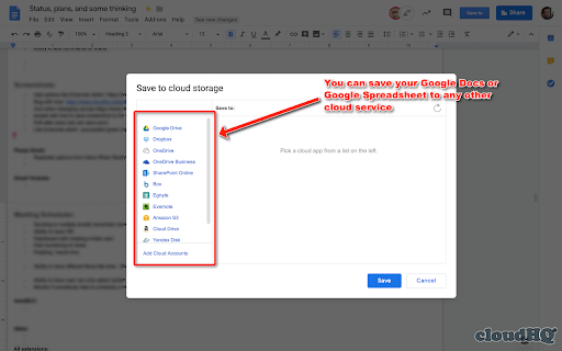 Backup and Sync Google Drive to other clouds screenshot