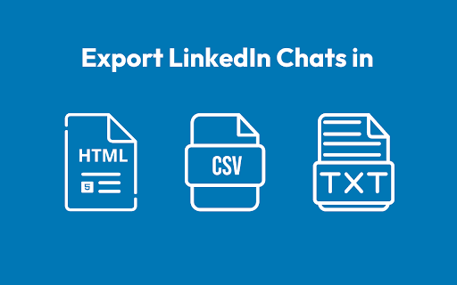 Export LinkedIn Chat with Images and Files screenshot