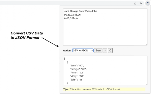 CSV Tools screenshot