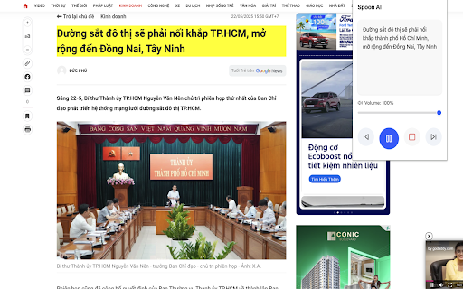 Spoon AI: Trợ lý đọc tiếng Việt screenshot