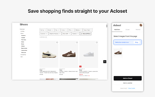 Acloset screenshot