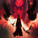 Angry Itachi Murder of Crows Live Wallpaper icon