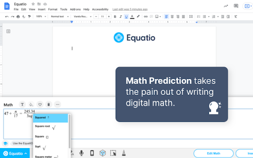 Equatio - Math made digital screenshot