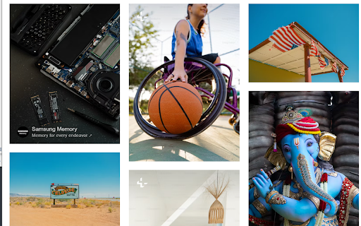 Unsplash image downloader screenshot