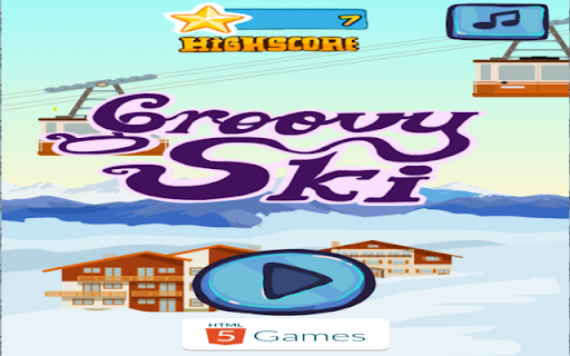 Groovy Ski Drift Skiing Game screenshot