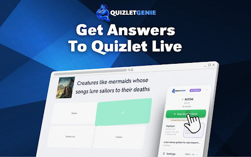 Quizlet Genie - Quizlet Hack for Live Answers screenshot