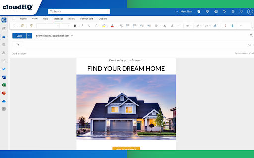Outlook Email Templates by cloudHQ screenshot