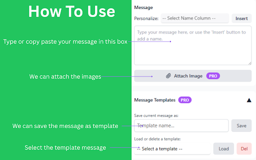 Free Bulk WhatsApp Sender & Contact Exporter screenshot