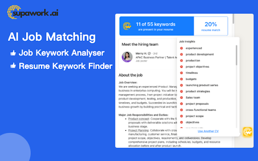 AI Resume Builder - Supawork AI screenshot