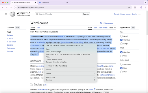 Word Counter Plus screenshot