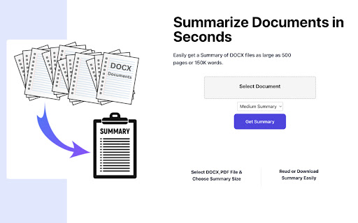Document Summarizer screenshot