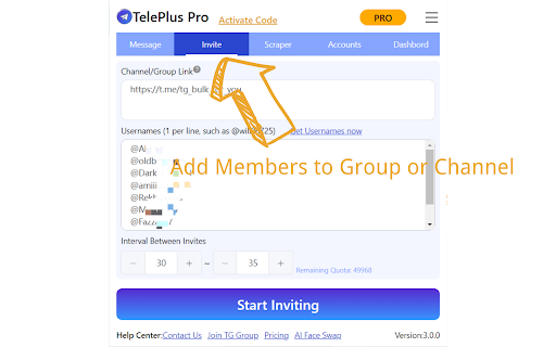 TelePlus - Multi-Accounts Sender screenshot