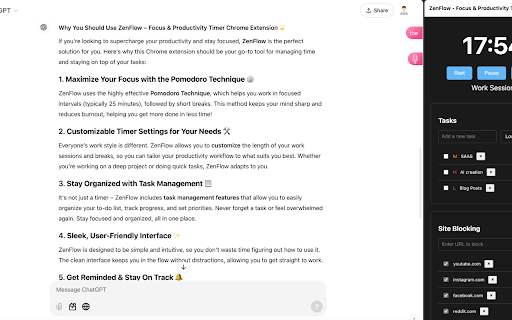 ZenFlow - Focus & Productivity Timer screenshot