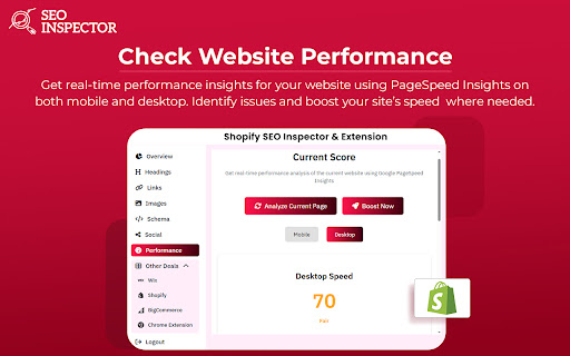 Shopify SEO Inspector & Extension screenshot