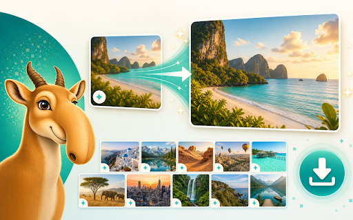 Gemini Image Cleaner - Watermark Remover & Batch Image Downloader screenshot