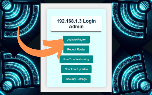 192.168.1.3 Login Admin screenshot
