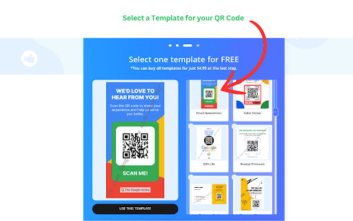 Google™ Review QR Code Generator with FREE QR Code Templates screenshot