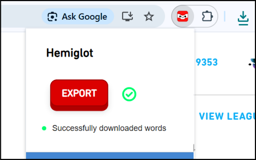 Hemiglot - Duolingo Vocabulary Downloader screenshot