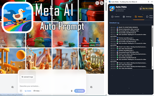Auto Meta - Automation for Meta AI screenshot