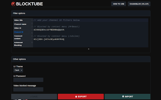 BlockTube screenshot