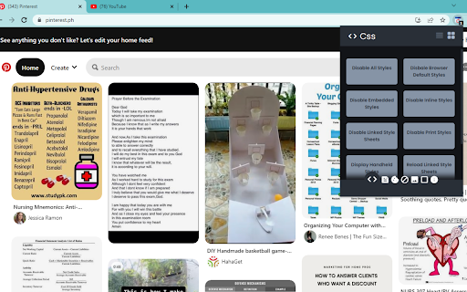 Web Developer Tool for Chrome screenshot