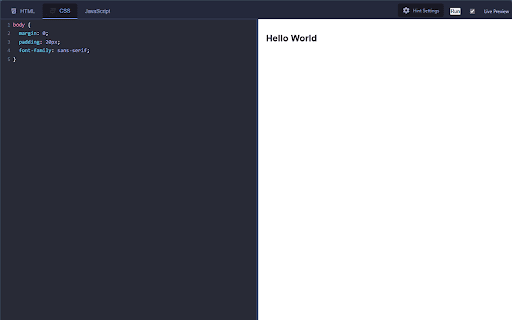 Code Preview Extension screenshot
