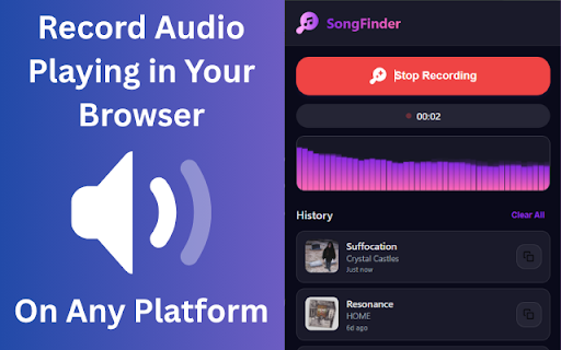 SongFinder - Music Recognition & Audio Tools screenshot