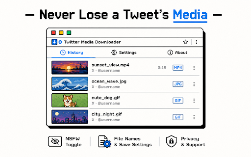Twitter Video Downloader screenshot