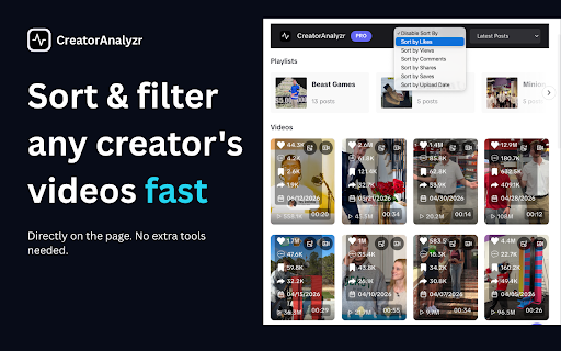 Influencer Analytics Tool: Profile Analyzer & Competitor Research screenshot