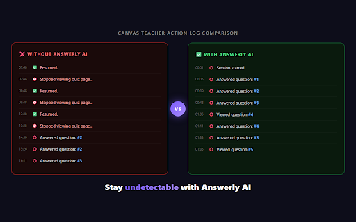 Answerly AI — Canvas Homework & Quiz Solver screenshot