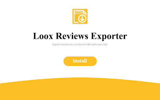 Loox reviews exporter screenshot
