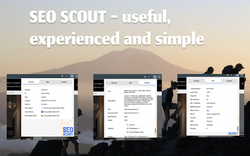 SEO Scout screenshot