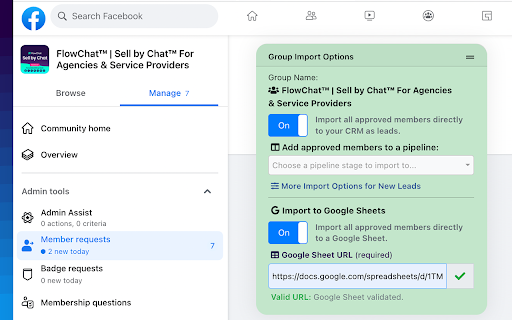 FlowChat - Multi-Platform Chat Management screenshot