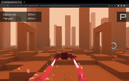 Hover Racer Drive Online Unblocked Games screenshot