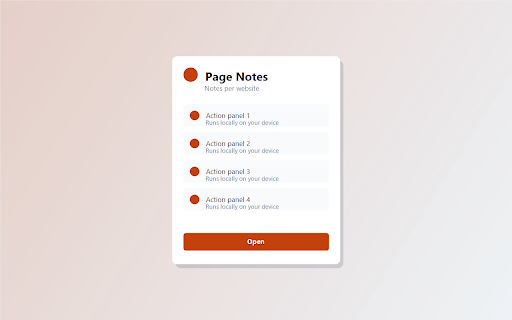 Page Notes screenshot