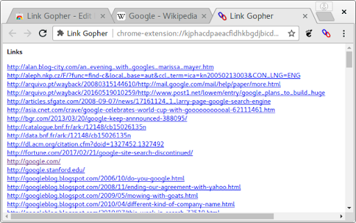 Link Gopher screenshot