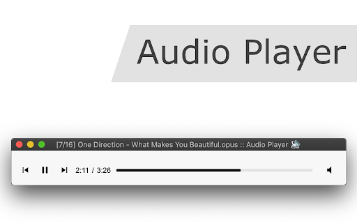Audio Player screenshot