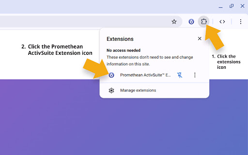 Promethean ActivSuite™ Extension screenshot