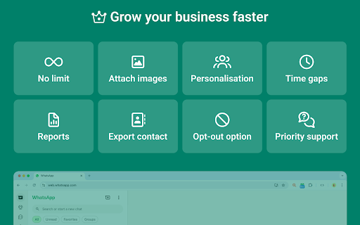 WASendBulk Bulk WhatsApp Sender for FREE screenshot