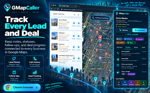 GMap Caller — CRM & AI Calling for Maps screenshot