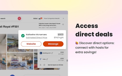 HiChee: Airbnb/Booking/Vrbo Price Comparison screenshot