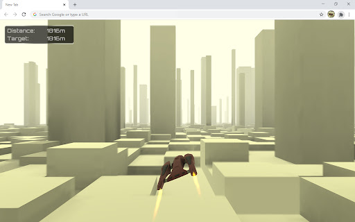 Sci Fi Racer Game screenshot