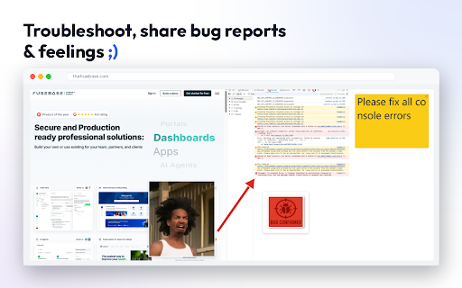 FuseBase Troubleshooter: Emotional Edition — Bug Reports With Feelings screenshot